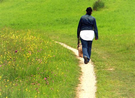 Free Images Grass Walking Person Woman Trail Field Lawn Meadow