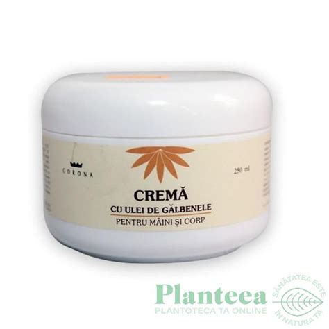 Crema Corp Extract Galbenele 250ml Corona Pret 162 Lei Planteea