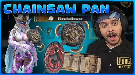 Chainsaw Pan Skin Out Today Pubg Mobile Live Youtube