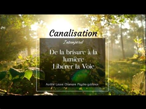 Canalisation De La Brisure La Lumi Re Lib Rer La Voie Voix