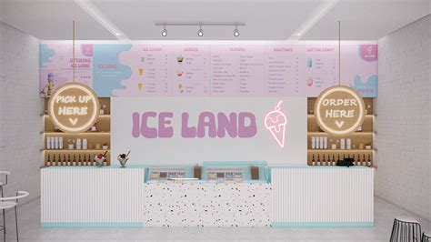 Ice Cream Shop on Behance