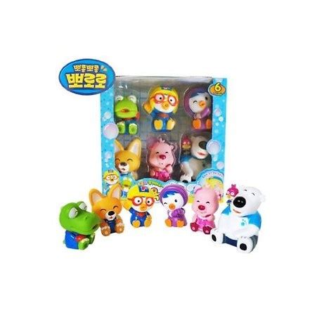 pororo & friends bath toy (6pcs) |hellotoys.net