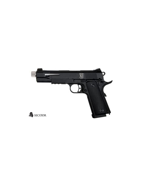 Pistola Rudis Secutor Plata BlowBack CO2