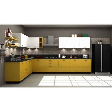 L Shape Modular Kitchen Designing Service At Rs Sq Ft Modular