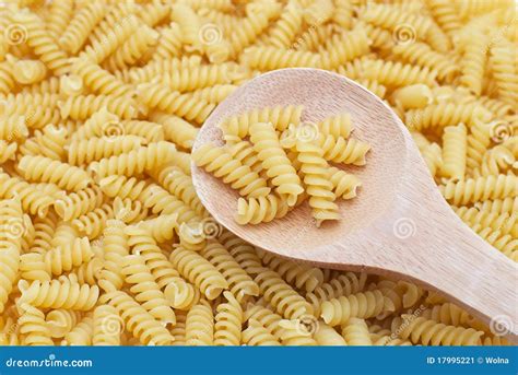 Italian Pasta And Wooden Spoon Stock Image Image Of Italian Eating