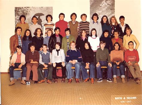 Photo De Classe Classe De 3e De 1976 Lycée Henri Wallon Copains Davant