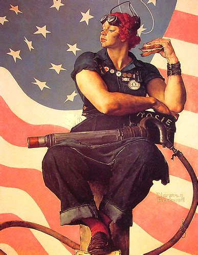 1943 Rosie The Riveter By Norman Rockwell A Photo On Flickriver