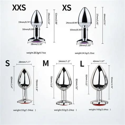 Pcs Set S M L Metal Anal Plug Stainless Butt Plug Fetish Adult Anal