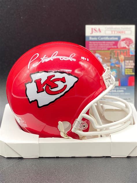 Patrick Mahomes Mini Speed Helmet ***ROOKIE SIGNATURE*** (JSA COA ...