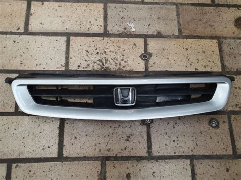 Rare Front Grille Grill Genuine Jdm Oem Edm Honda Civic Ek Em Ek