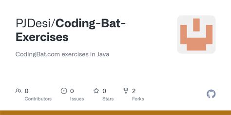 Github Pjdesicoding Bat Exercises Exercises In Java