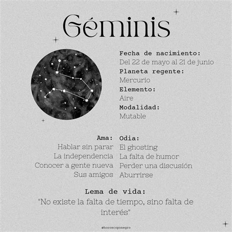 Pin by Ana María Borau Prieto on Cómo es cada signo Horoscope gemini