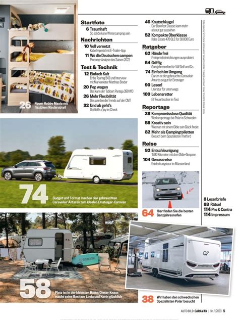 Auto Bild Reisemobil Sonderheft Caravan Als Epaper Im Ikiosk