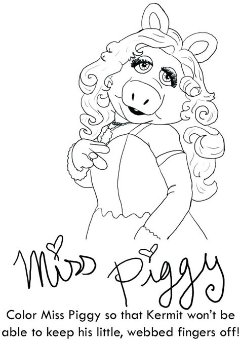 Miss Piggy Coloring Pages at GetColorings.com | Free printable ...