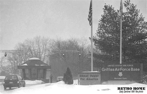 Mohawk Gate Griffiss Air Force Base 1991 Retro Rome