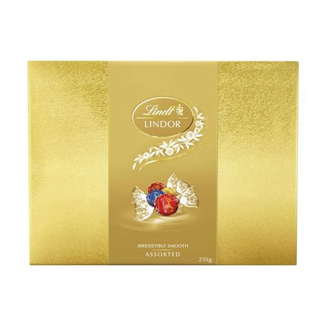 Lindt Lindor Assorted Chocolate T Box 235g Kmart Nz