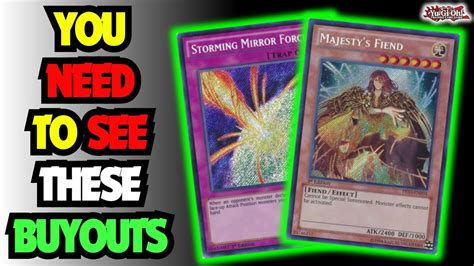 YOU NEED TO SEE THESE BUYOUTS Yu Gi Oh Market Watch YouTube