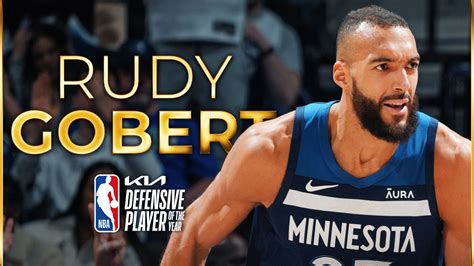 Wolves Rudy Gobert Named 2023 24 Kia Nba Defensive Player Of The Year