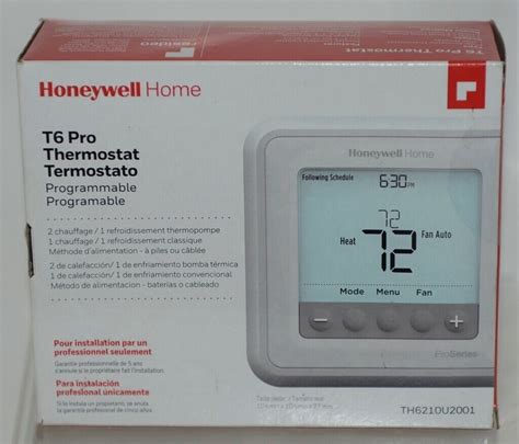 Honeywell Home Th6210u2001 T6 Pro Programmable Thermostat Programmable Thermostats