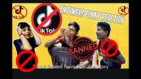 Tik Tok Banned Tiktokers Funny Reaction Video Created By Atmv