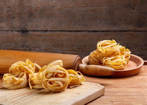 Premium Photo Homemade Italian Pasta Fettuccine