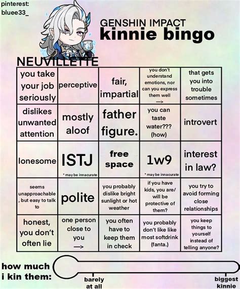 Pin On Kinnie Bingo