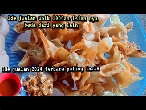 Moda Receh Bisa Jadi Jajanan Unik Enak Pangsit Goreng Isi Bakwan