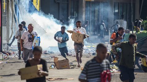 Papua New Guinea Orders Military To Restore Order After Unrest The