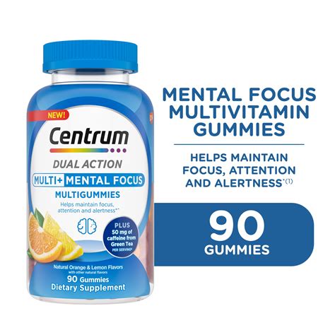 Centrum Adult Multigummies For Brain Health Count Walmart