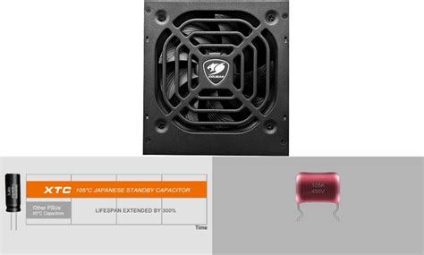 Cougar CGR-ST-500 XTC 500W 80+ Power Supply - incehesap.com