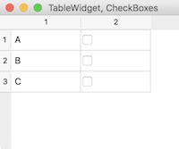 Python How Should I Connect Checkbox Clicked Signals In Table Widgets