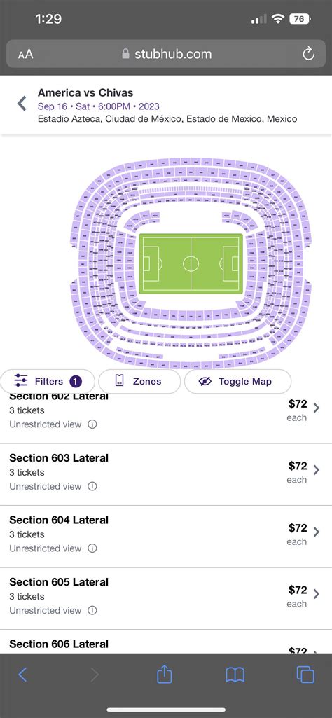 Stubhub has Chivas vs America tickets for the upcoming season. Is it ...