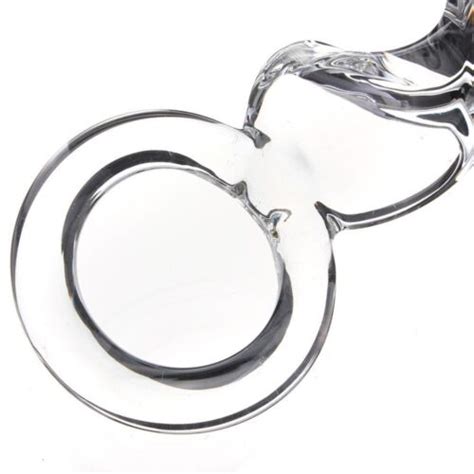 Spiral Glass Dildo Anal Butt Plug G Spot Massager Women Men Masturbator