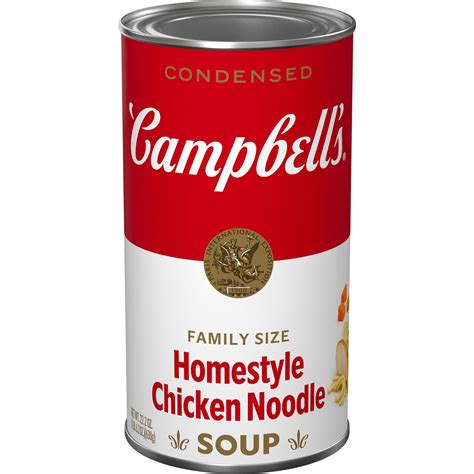 Campbells Condensed Homestyle Chicken Noodle Soup 222 Ounce Can 4 Pack