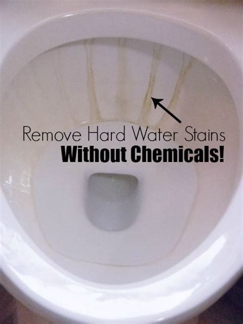 Chemical Free Way To Remove Hard Water Stains From Your Toilet Hard