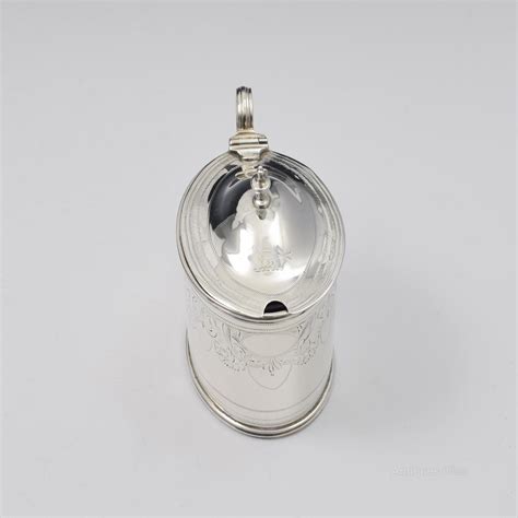 Antiques Atlas Georgian Silver Mustard Pot Solomon Hougham