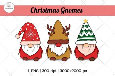 Christmas Gnomes Graphic By Chorry Studio Creative Fabrica