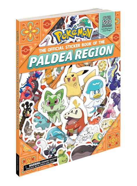 Pok Mon The Official Sticker Book Of The Paldea Region Book By