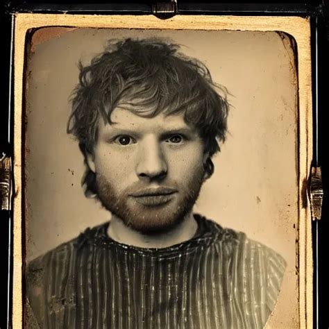 Daguerreotype Ambrotype Of Scruffy Looking Old Ed Stable Diffusion