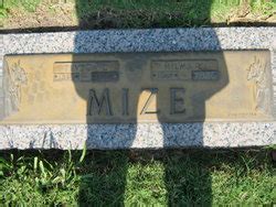 Peyton Thomas Mize Memorial Find A Grave