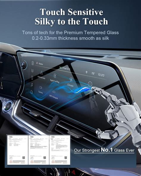 BIBIBO 2024 Chevy Trax Screen Protector For 2024 Chevrolet Trax LT 2RS