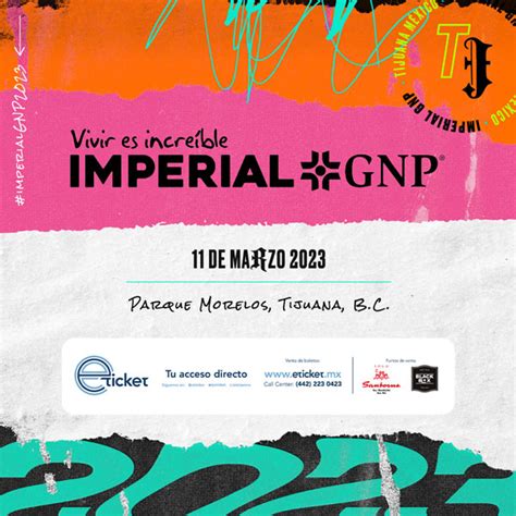 IMPERIAL GNP BLINK 182 CITIBANAMEX VIP Parque Morelos TIJUANA