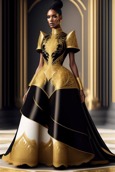 Black and gold gown – Artofit