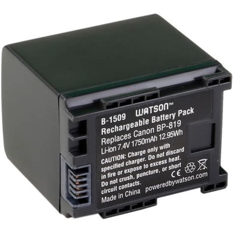 Watson Bp Lithium Ion Battery Pack V Mah