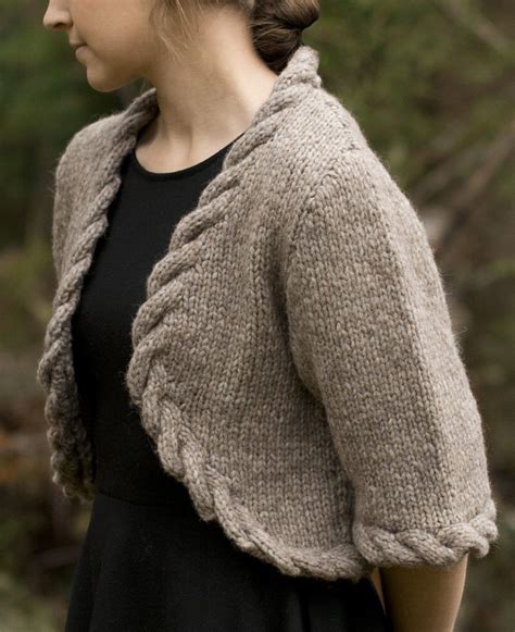 Shrug And Bolero Knitting Patterns Shrug Knitting Pattern Quick