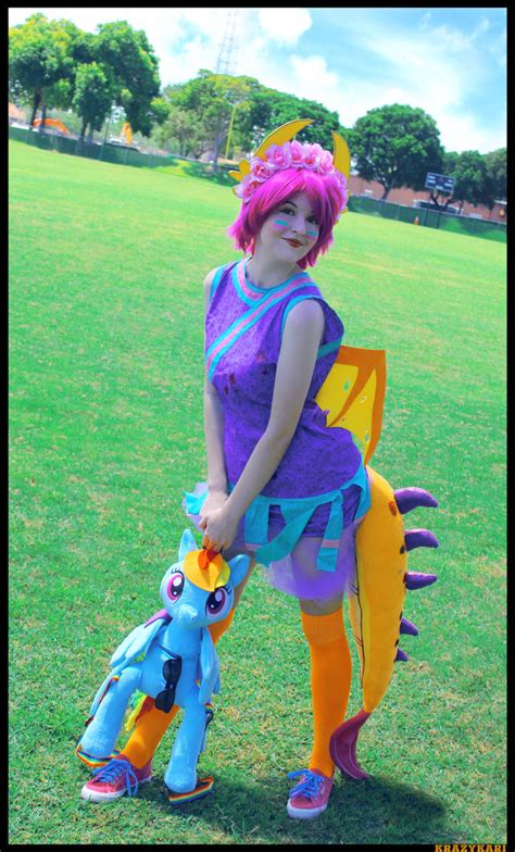 (MLP) Cheer Squad Smolder Cosplay by KrazyKari on DeviantArt