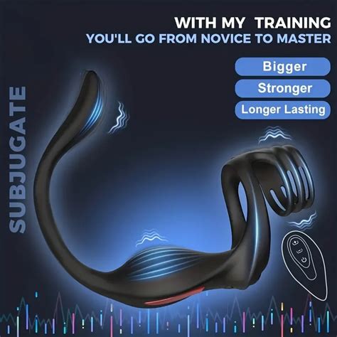 Vibrador Anal Con Anillo Para Pene Tap N Anal Masculino Masajeador De Perineo Con Control Remoto