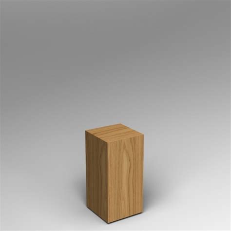 Oak Plinth Pedestal Artplinths Display Column Hardwood Plinth