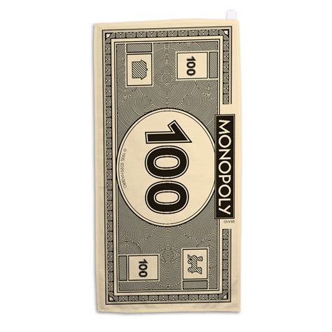 Monopoly 100 Dollar Bill Postcard 100 Dollar Bill 50 Off