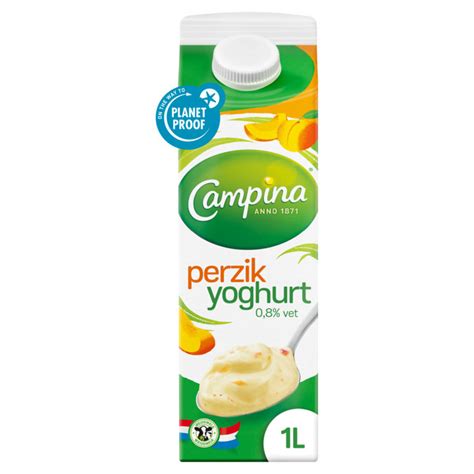 Campina Yoghurt Perzik L Aanbieding Bij Jumbo